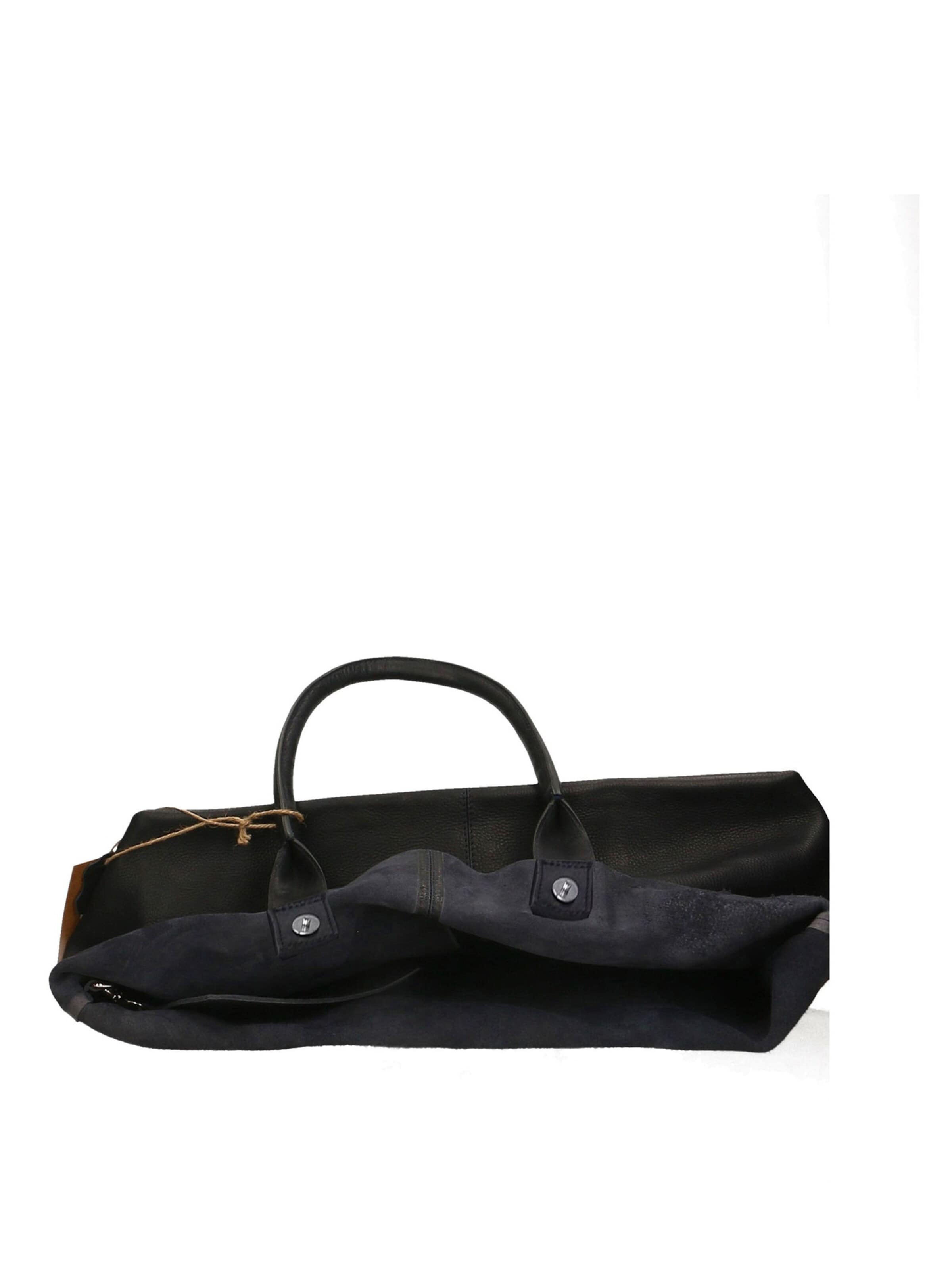 Shopper 'Borsa Shopper Donna Pelle Vacchetta Nera - Manico in Pelle' di Chiara Ferretti in blu