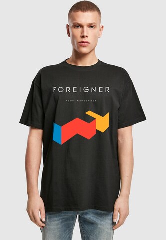 T-Shirt 'Foreigner Rock Band - Agent Provocateur' Merchcode en noir : devant