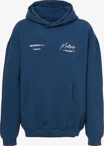 Multiply Apparel Sweatshirt i blå: framsida