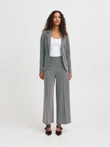 Wide leg Pantaloni chino 'Kate' di ICHI in grigio