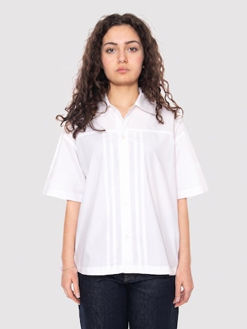 Carhartt WIP Bluzka 'W' S/S Belmont Shirt White' w kolorze biały
