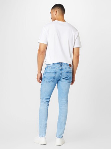 Pepe Jeans Skinny Džínsy 'FINSBURY' - Modrá