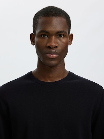 T-Shirt SELECTED en noir