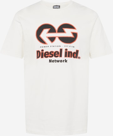 DIESEL T-Shirt 'JUST' in Weiß: predná strana