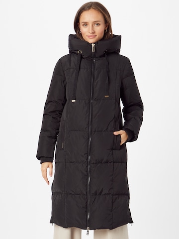 MOS MOSH Χειμερινό παλτό σε μαύρο: μπροστά