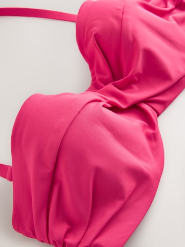 Next Bandeau Bikini felső - rózsaszín