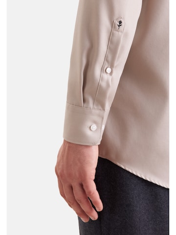 SEIDENSTICKER Regular Fit Hemd in Beige