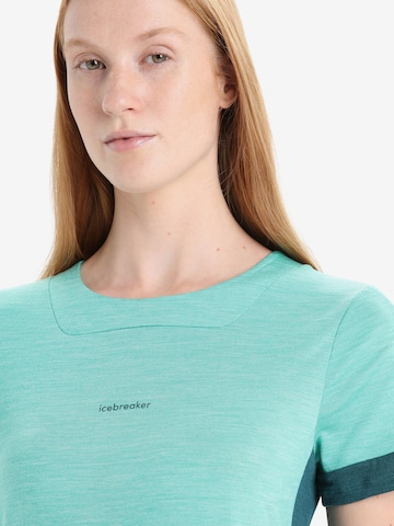 ICEBREAKER Λειτουργικό μπλουζάκι 'ZoneKnit' σε πράσινο