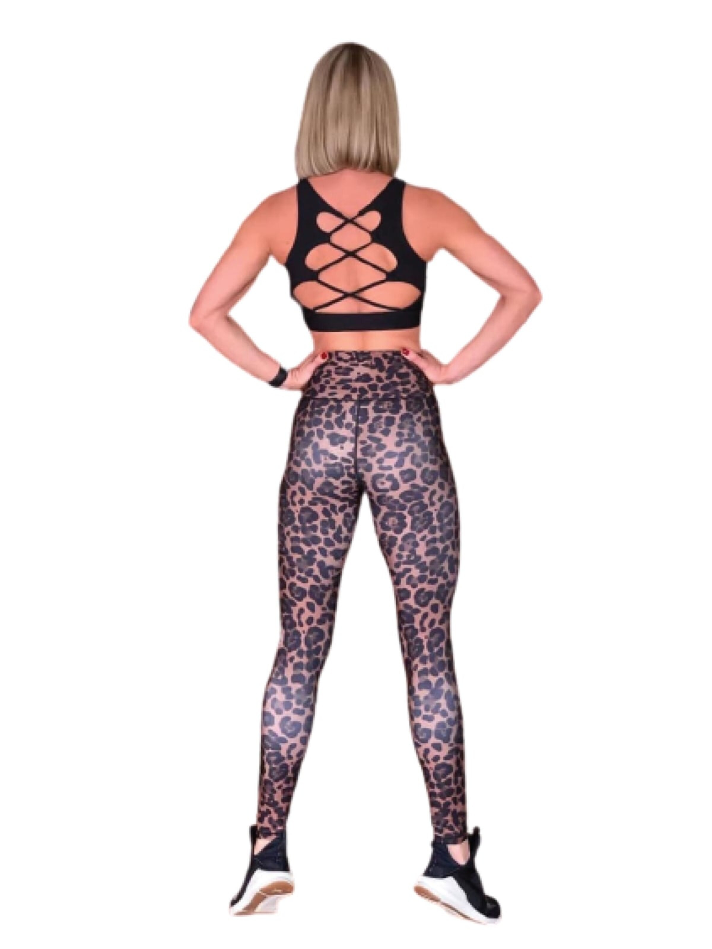 Lismina Slim fit Leggings in Brown