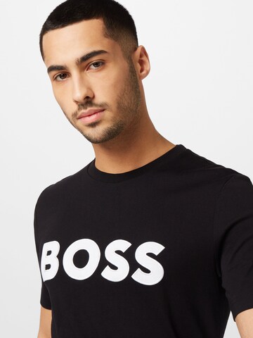 BOSS Black T-Shirt 'Tiburt' in Schwarz