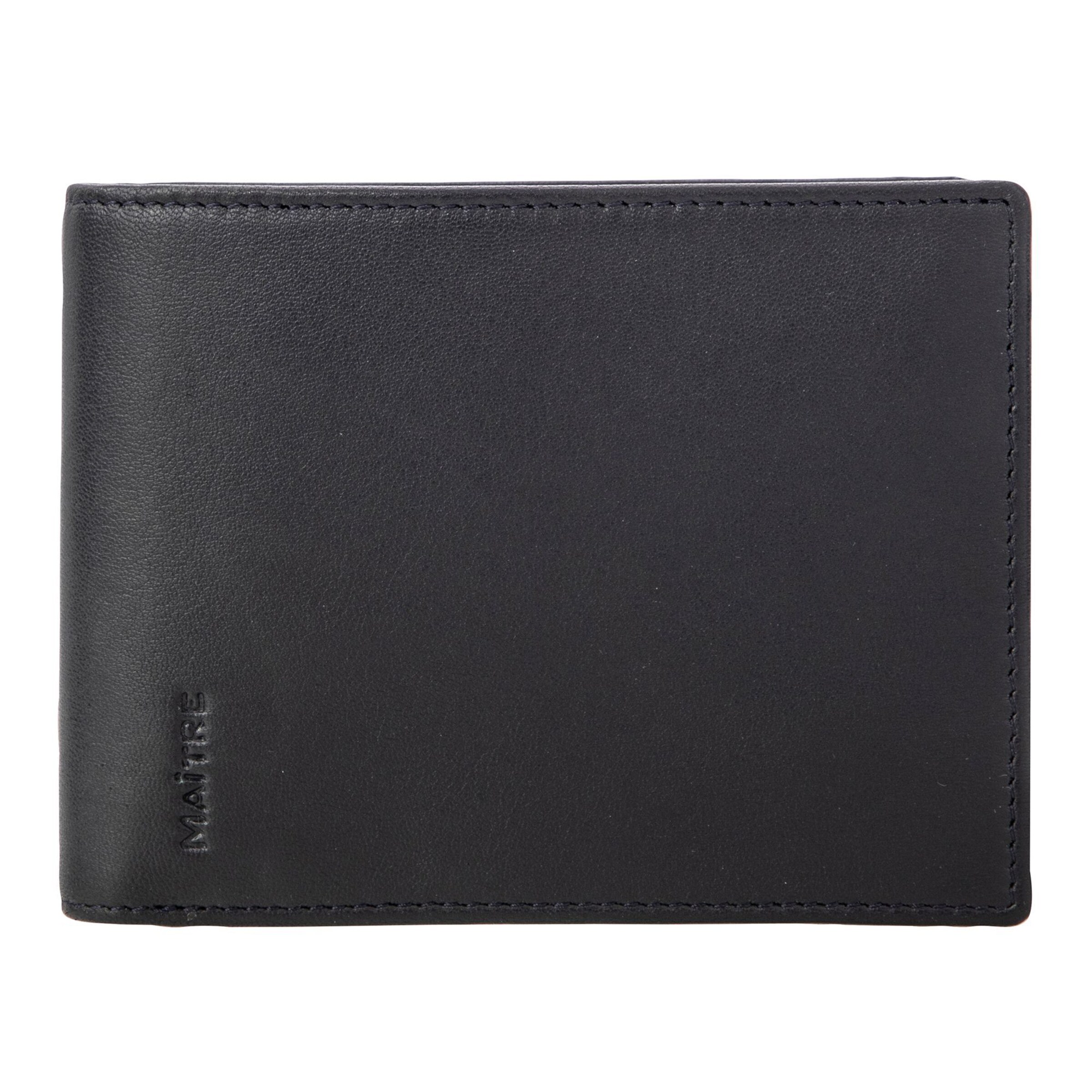 Maître Portemonnee 'Raumbach Galbert' in Blauw: voorkant