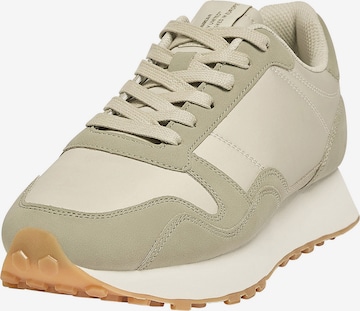 Pull&Bear Platform trainers in Beige: front