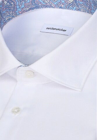 SEIDENSTICKER Slim fit Business shirt in White