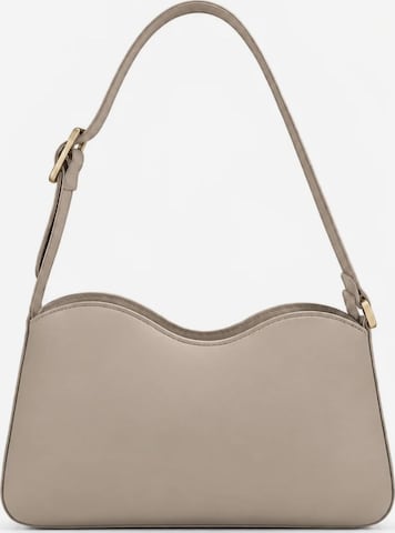 PURE Studios Schultertasche 'MILEVA' in Grau: Vorderseite