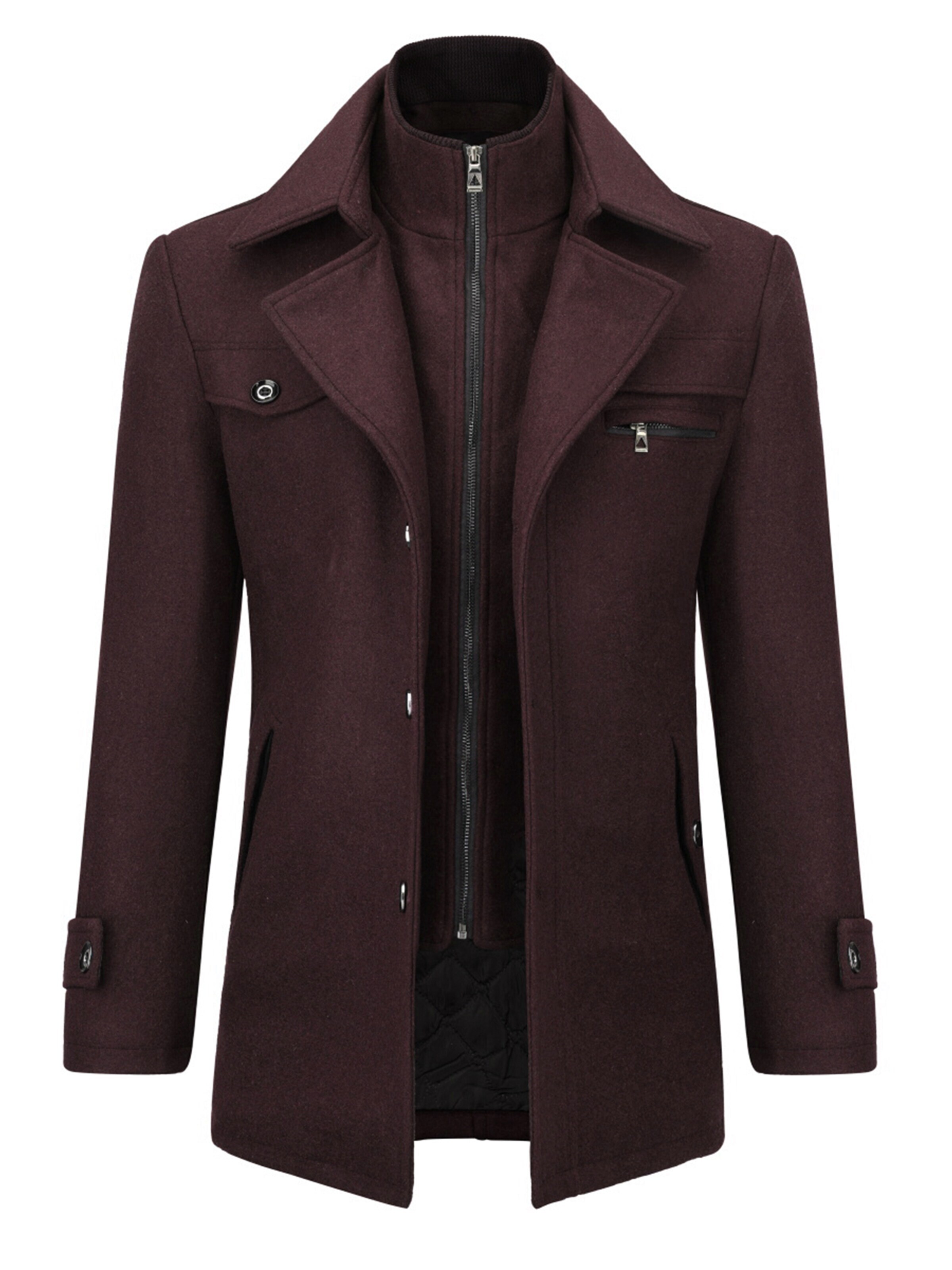 ALLTHEMEN Winter coat 'Froststille' in Red