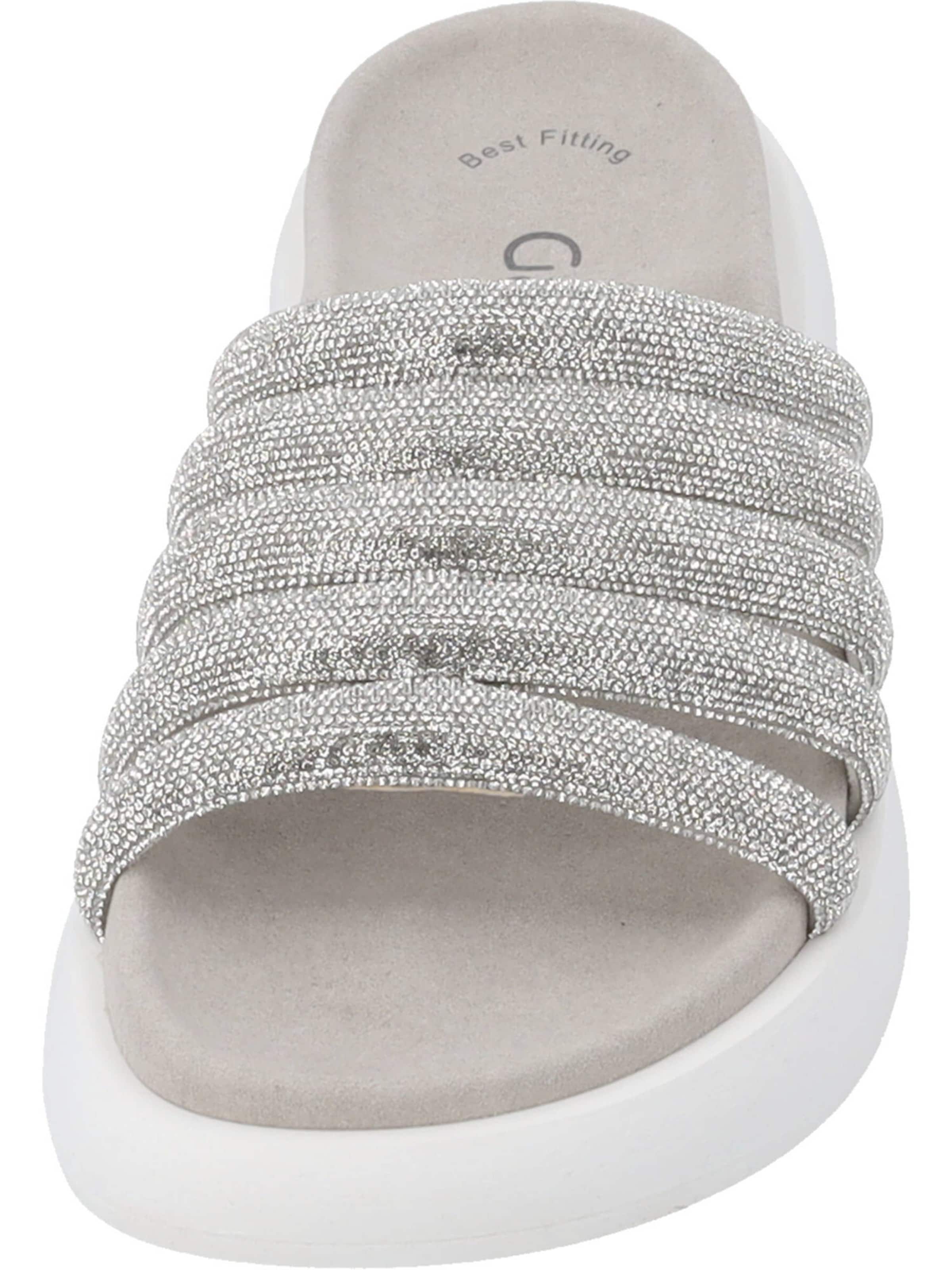 GABOR Mules in Silver