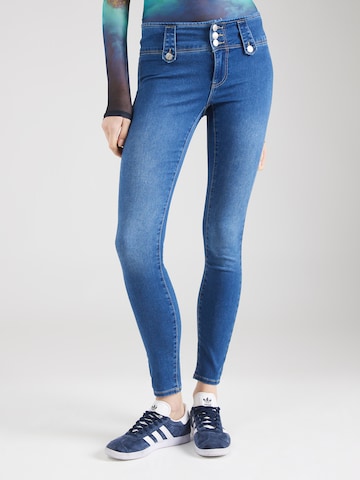 Skinny Jean 'ROYAL' ONLY en bleu : devant