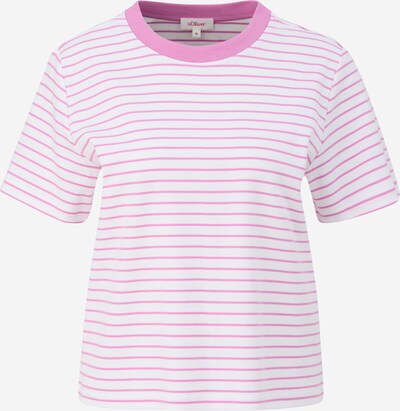 s.Oliver Shirt in pink / weiß, Produktansicht