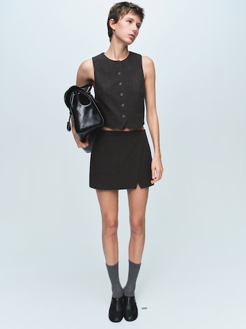 MANGO Gilet 'STUARD' in Bruin