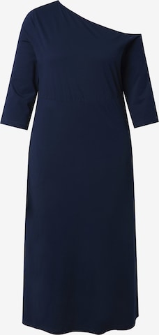 Ulla Popken Kleid in Blau: Vorderseite