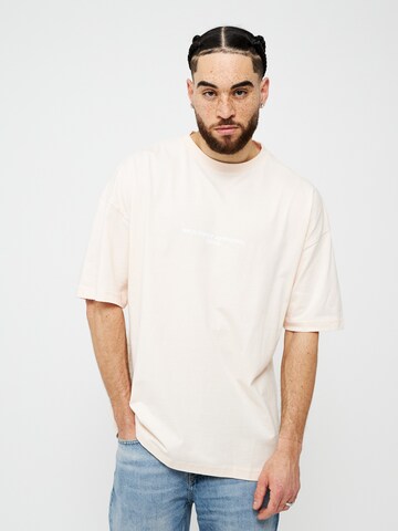 T-Shirt Multiply Apparel en beige : devant