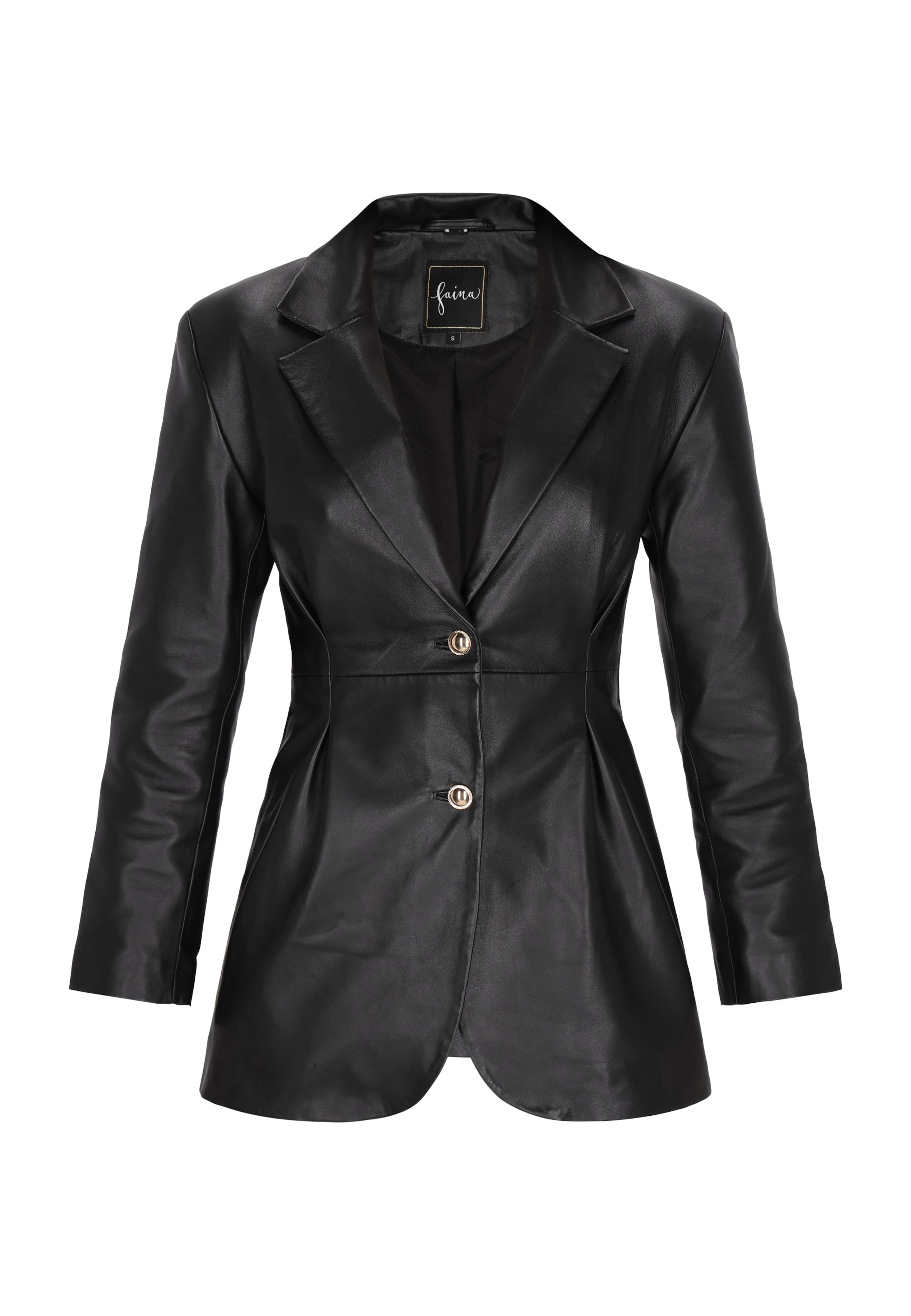 faina Prehodna jakna | črna barva: sprednja stran