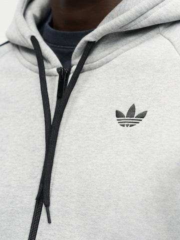 Giacca di felpa 'Adicolor' di ADIDAS ORIGINALS in grigio