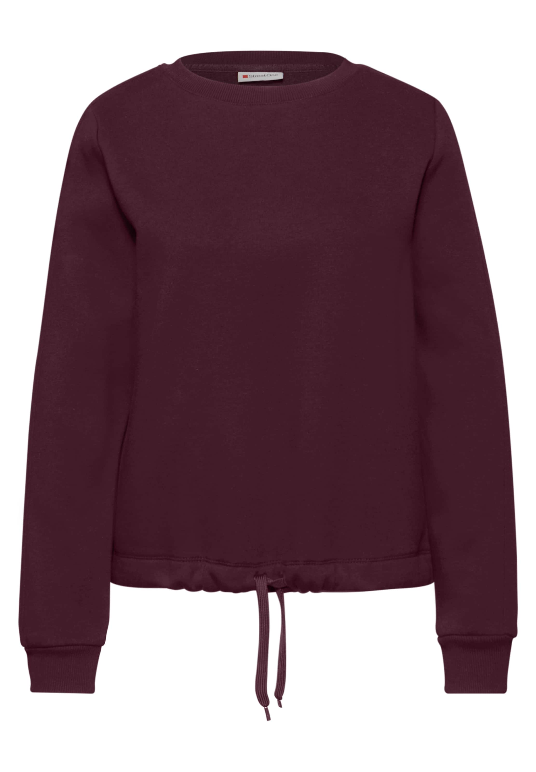 STREET ONE Sweatshirt in Red: front