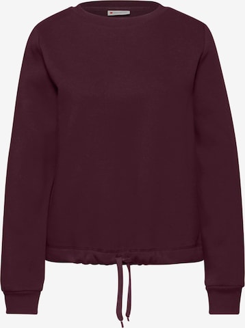 STREET ONE Sweatshirt in Red: front