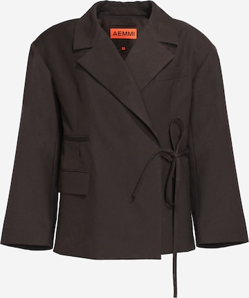 Blazer 'WRAP OVERSIZED BLAZER' di AEMMI in marrone: frontale