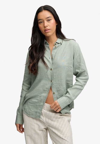 Superdry & Co Bluse in Grün: Vorderseite