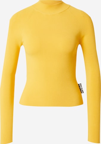 HUGO Sweater 'Sopie' in Yellow: front