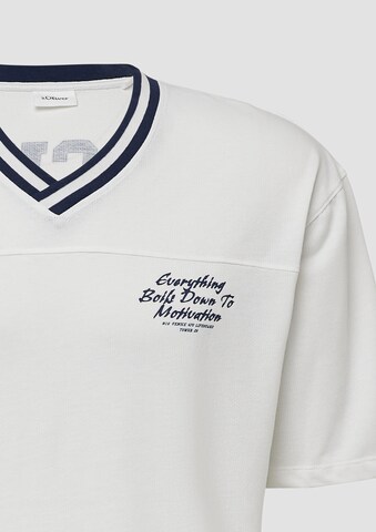 T-Shirt s.Oliver en blanc