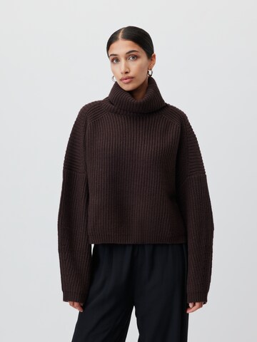 LeGer by Lena Gercke Sweater 'Evelyn' in Brown: front