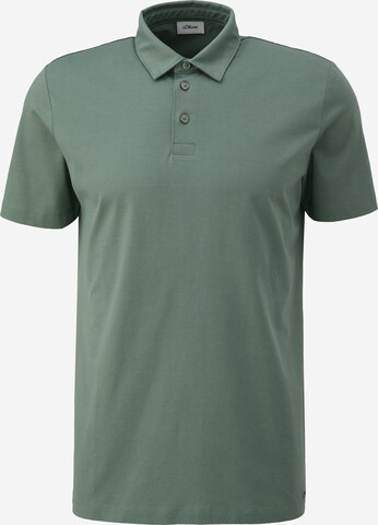 s.Oliver BLACK LABEL Shirt in Groen: voorkant