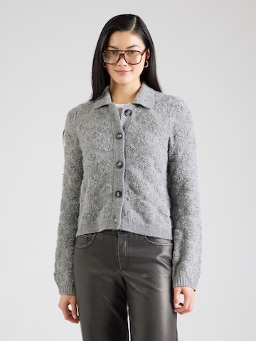 VILA Neuletakki 'VIAERY' värissä harmaa: etupuoli