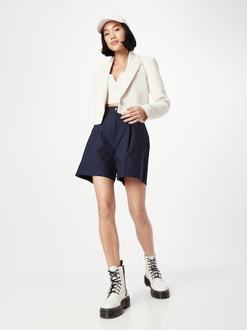 Dorothy Perkins Loosefit Élére vasalt nadrágok - kék