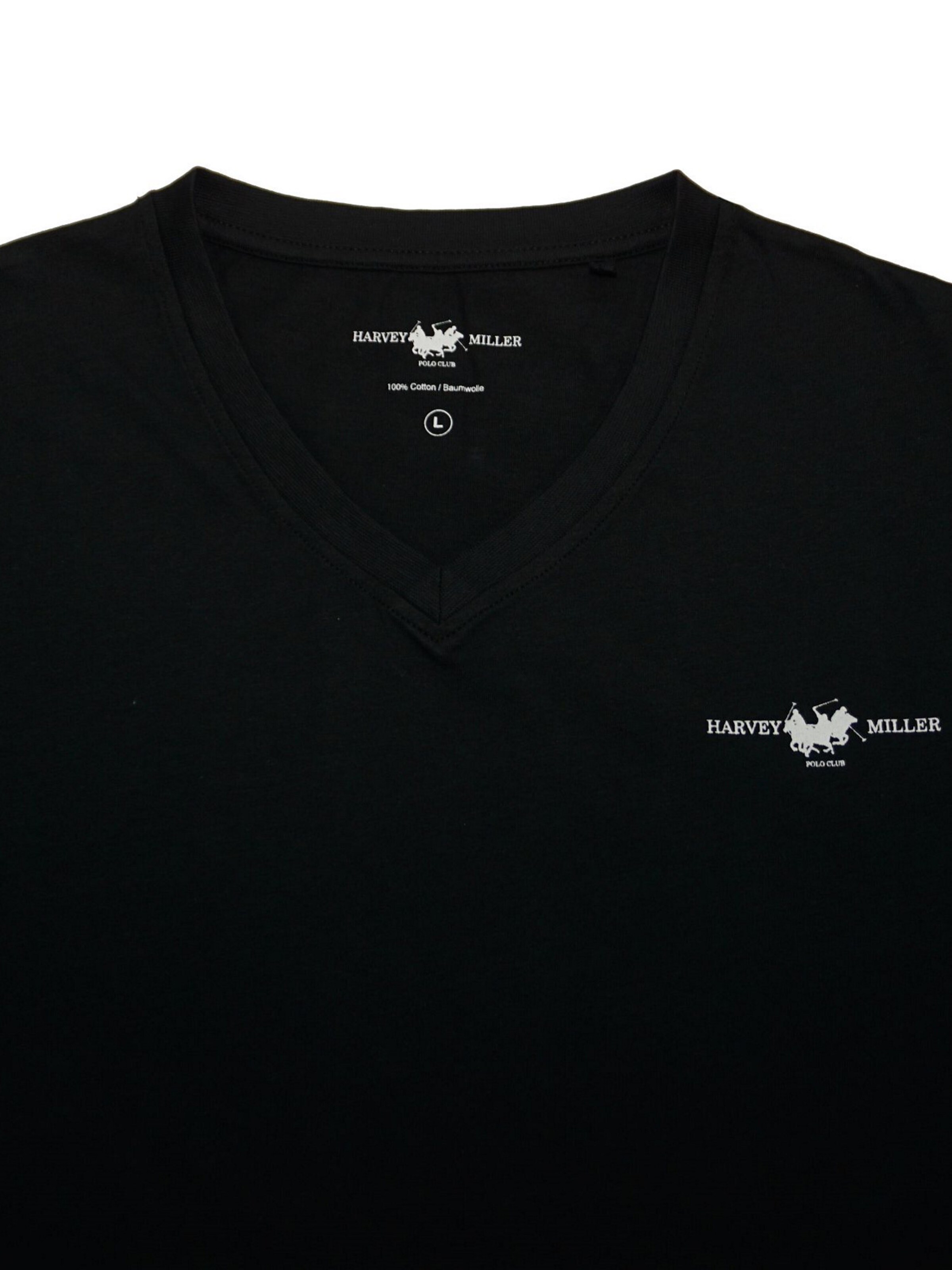 T-Shirt HARVEY MILLER en noir