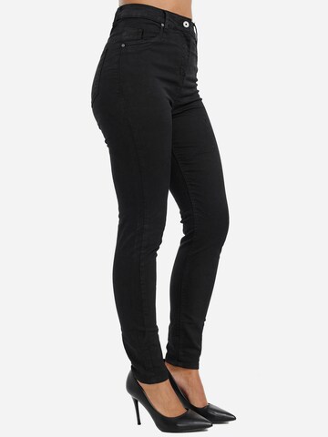 Tazzio Skinny Jeans 'F103' in Black: front