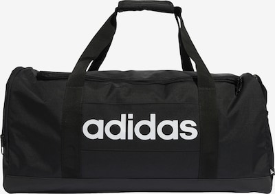 Sportinis krepšys 'Essentials' iš ADIDAS PERFORMANCE, spalva – juoda / balta, Prekių apžvalga