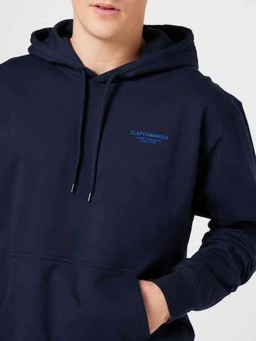 Cleptomanicx Sweatshirt 'Source' in Blue