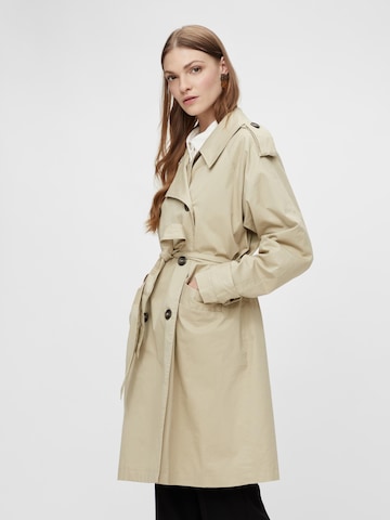 Y.A.S Between-seasons coat 'Elena' in Beige: front