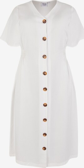 Rock Your Curves by Angelina K. Robe-chemise en écru, Vue avec produit