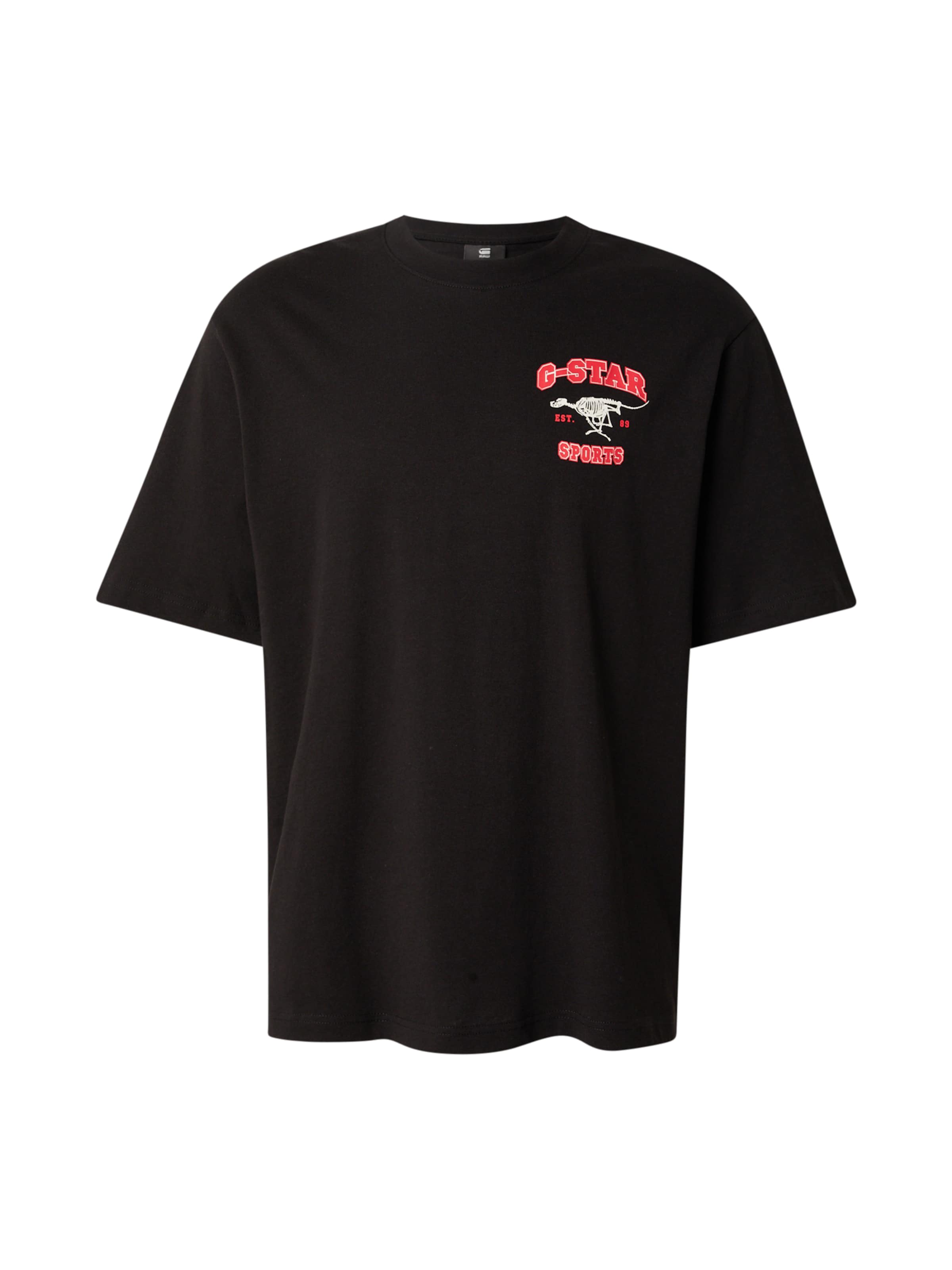 G-STAR Μπλουζάκι σε μαύρο: μπροστά