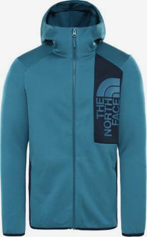 THE NORTH FACE Athletic Fleece Jacket ' M MERAK HOODY ' in Blue: front