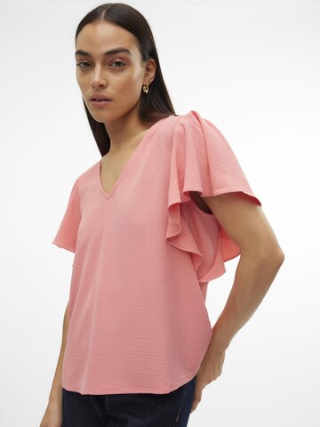 VERO MODA Blouse 'VMALVA' in Roze