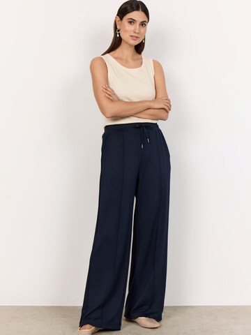 Soyaconcept Regular Trousers 'Soyaconcept Banu265 broek navy' in Blue: front