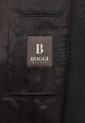 Boggi Milano Slim Fit Business-Sakko in Schwarz