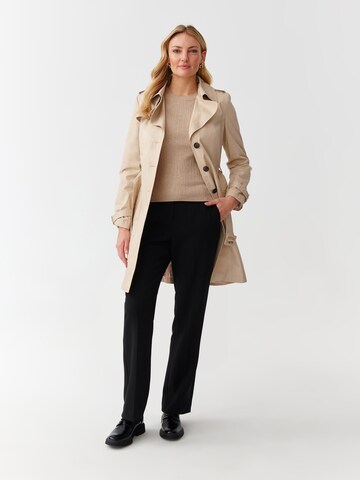 Manteau mi-saison 'MEGANA' TATUUM en beige