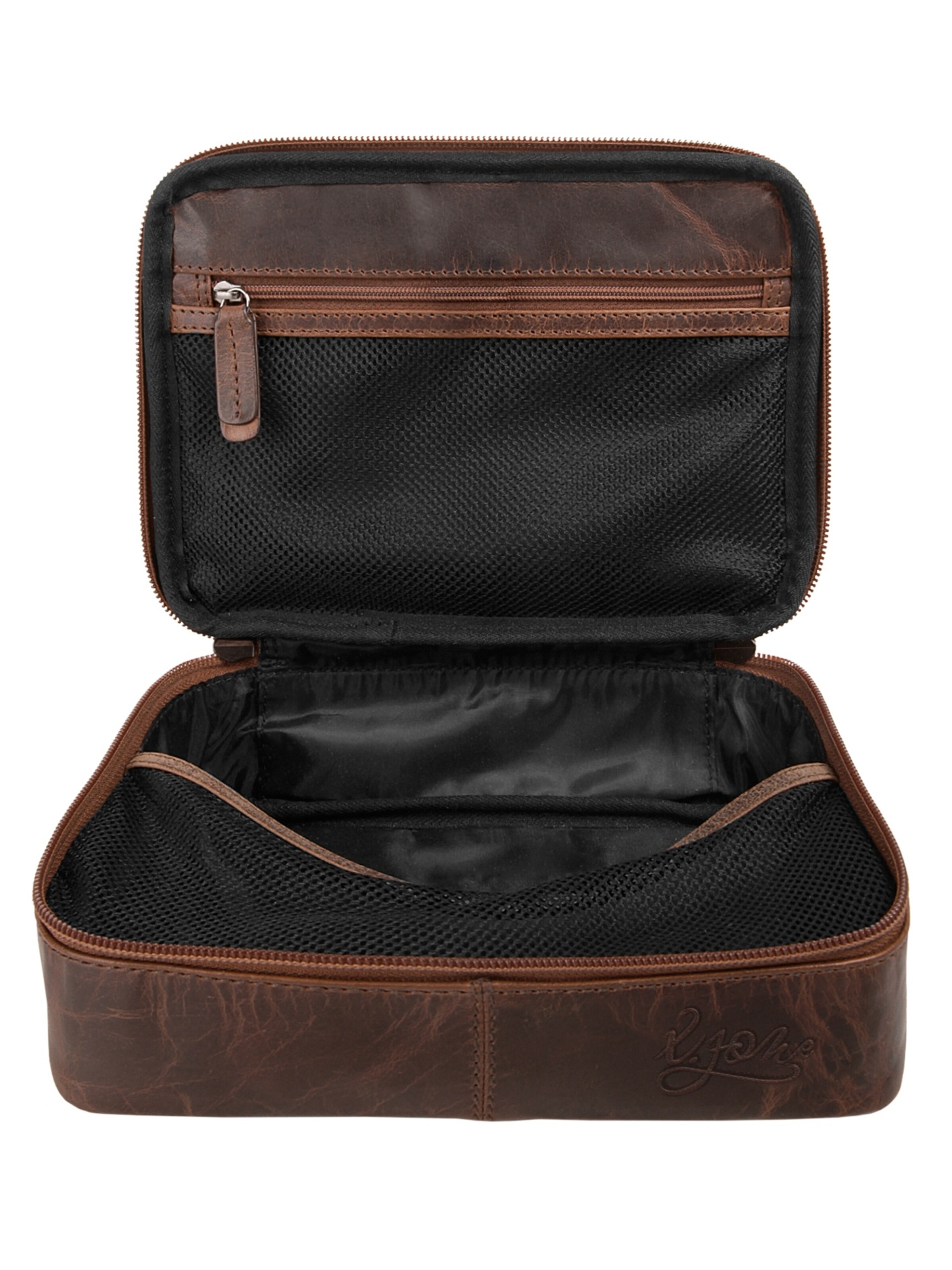 X-ZONE Kulturtasche‌‌‌‌‌‌‌‌‌ in Braun